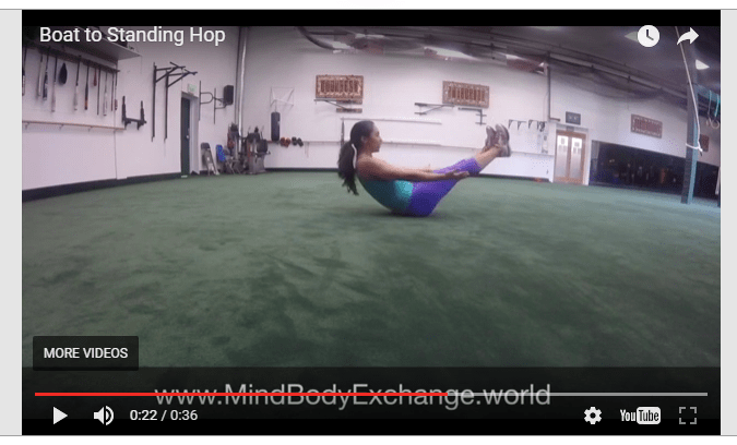 Boat to Standing&nbsp;Hop